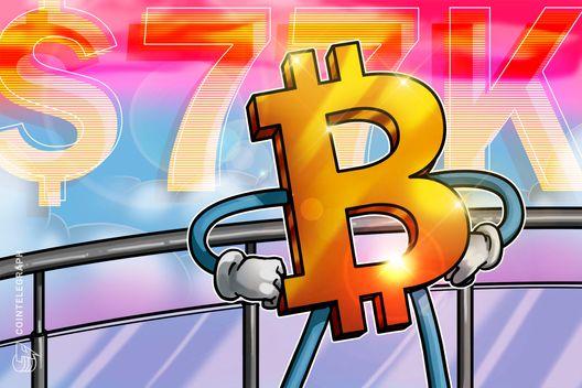 Bitcoin vượt mốc 77.000 USD bất chấp dòng tiền rút khỏi ETF đạt 2 tỷ USD