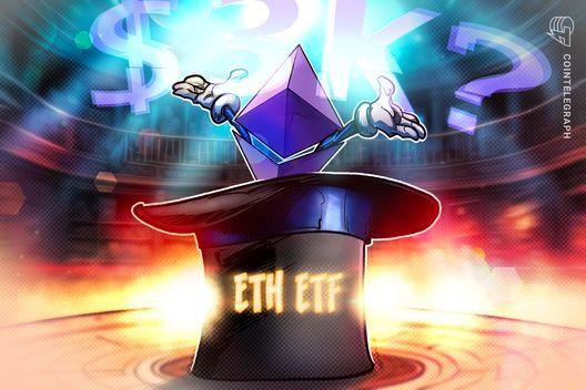 Dòng vốn vào Spot ETH ETF tăng 10 ngày liên tiếp: Ether hướng tới 3.000 USD?